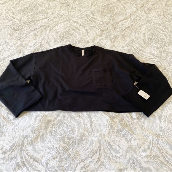 FREE PEOPLE Movement Sunny Set Black Coordinating 2 Piece Set Small NEW NWT - Picture 3 of 15